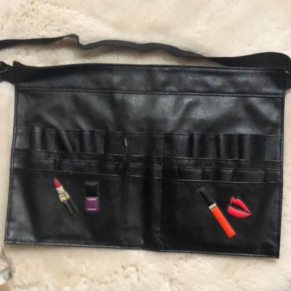 Cute makeup artist brush apron
